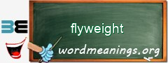 WordMeaning blackboard for flyweight